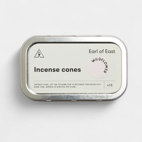 Earl of East | Wild Flower | Incense Cones - 16 pack