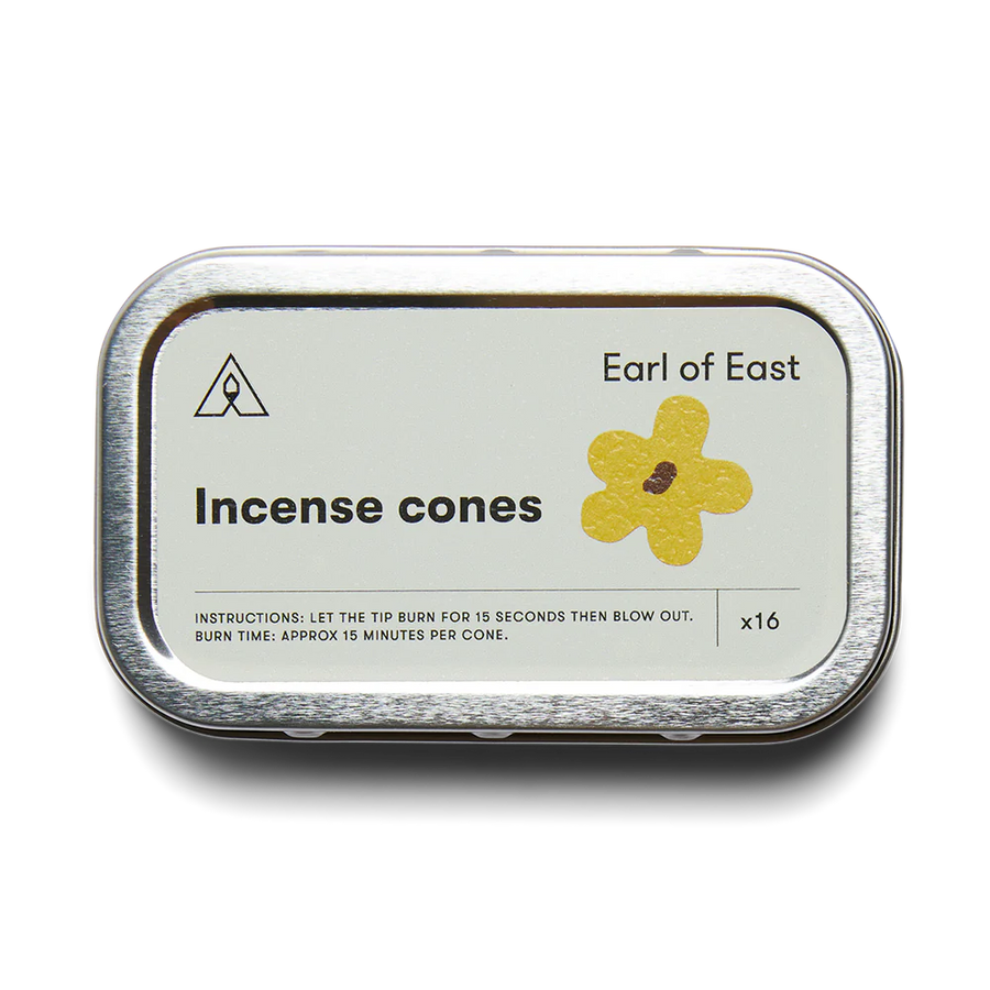 Earl of East | Flower Power | Incense Cones - 16 pack