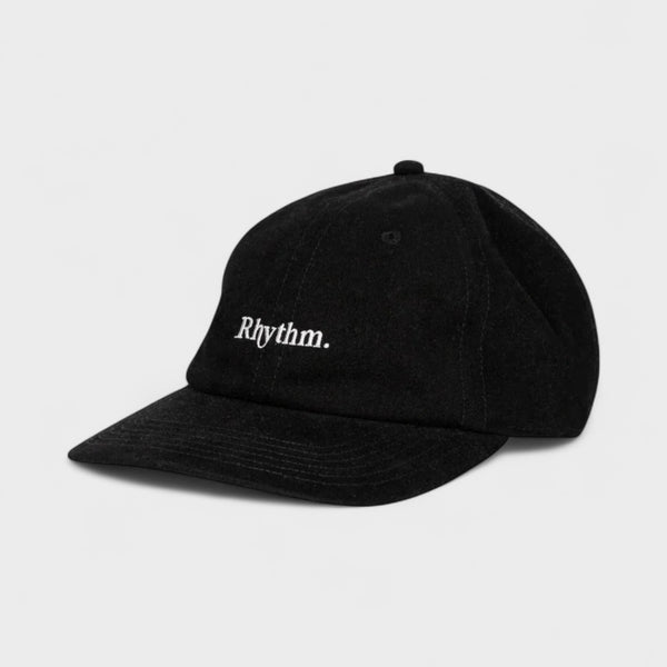 Rhythm Essential Brushed Twill Cap - Black