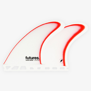 Futures Ethan Ewing Large FG Thruster Fins - Red/White