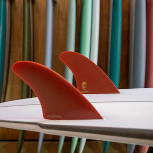 FCS II 'Christenson Twin' Shaper Series PG Fins M-L - Blood Red
