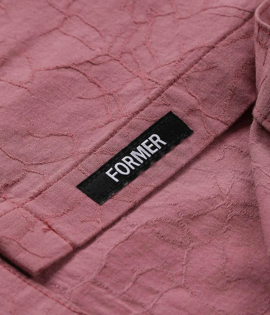 Former VIVIAN VINE SHORT SLEEVE SHIRT - ROSE