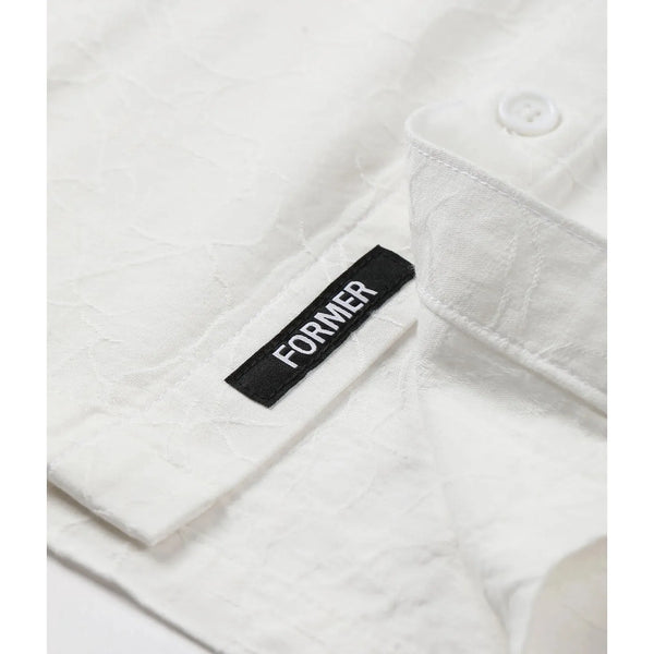 Former VIVIAN VINE SHORT SLEEVE SHIRT - WHITE