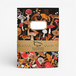 Bison Bindary - Fungi A5 Recycled Notebook