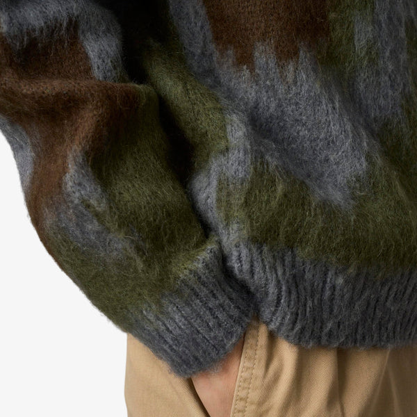 Gramicci Mohair Sweater - JUNGLE DIGI CAMO