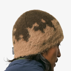 Gramicci Mohair Splatter Beanie - Taupe Splatter