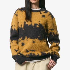 Gramicci Mohair Splatter Cardigan - Safron Splatter