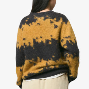 Gramicci Mohair Splatter Cardigan - Safron Splatter