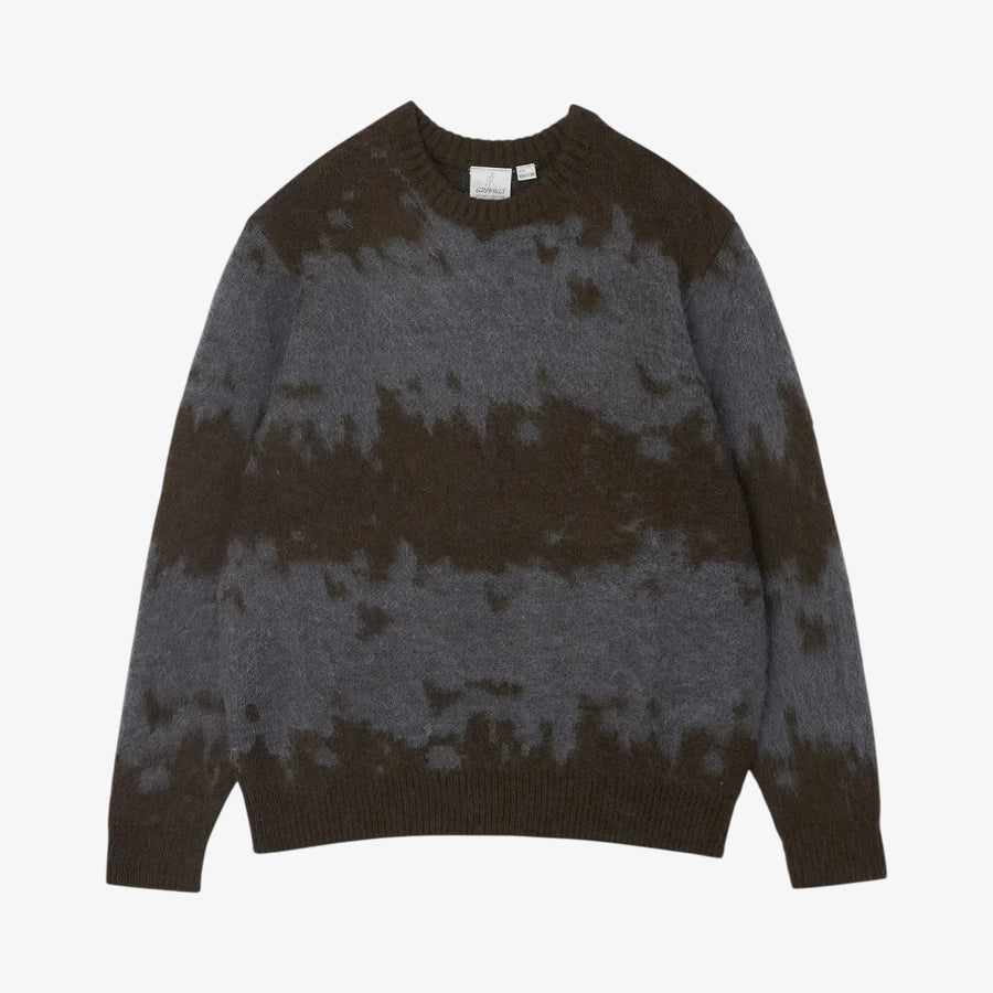 Gramicci Mohair Splatter Sweater - Slate Splatter