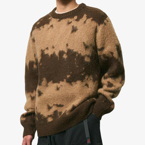 Gramicci Mohair Splatter Sweater - Taupe Splatter
