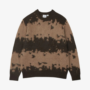 Gramicci Mohair Splatter Sweater - Taupe Splatter