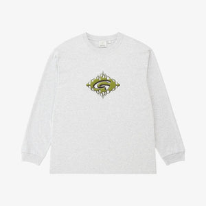 Gramicci Flames Long Sleeve Tee - Ash Heather