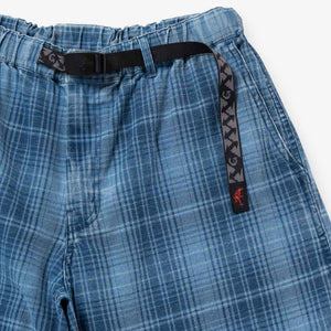 Gramicci O.G. Denim Lagoon Shorts - Indigo Checkered Plaid