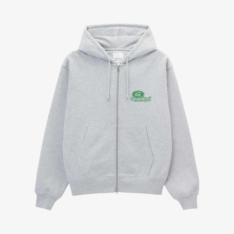 Gramicci 82 Zip Hooded Sweatshirt - Heather Grey