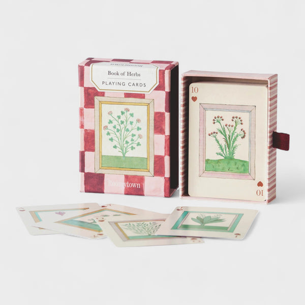 Roomytown Book of Herbs Single Playing Card Deck