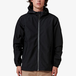 Globe Men's Breaker Spray Waterproof Rain Jacket - Black