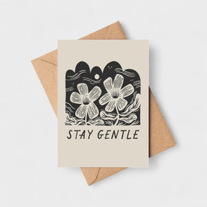 Lauren Marina 'Stay Gentle' Greeting Card