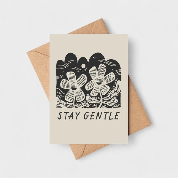 Lauren Marina 'Stay Gentle' Greeting Card