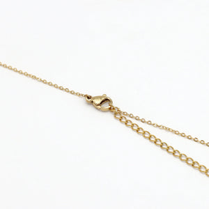 Pineapple Island Cowrie Shell Chain Necklace
