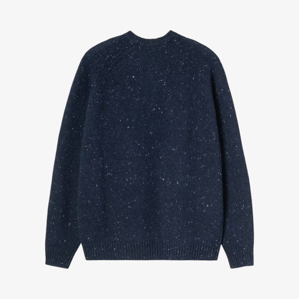 Carhartt Anglistic Sweater - Speckled Jupiter