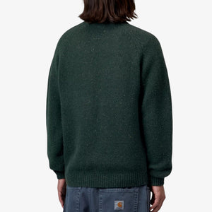 Carhartt Anglistic Sweater - Speckled Dark Scarab