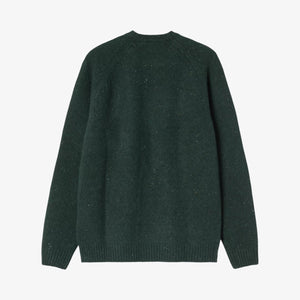 Carhartt Anglistic Sweater - Speckled Dark Scarab