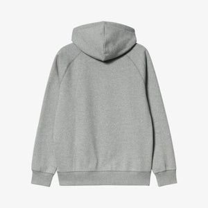 Carhartt Hooded Chase Sweatshirt - Grey Heather / Gold