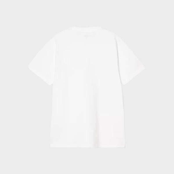 Carhartt Short Sleeve Chase T-Shirt - White / Gold