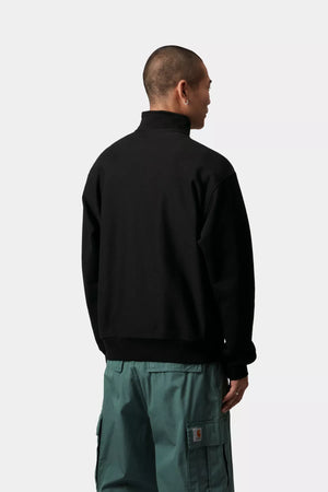 Carhartt Half Zip American Script Sweatshirt - Black