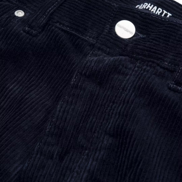 Carhartt Newel Pant 'Coventry' Corduroy - Dark Navy, rinsed