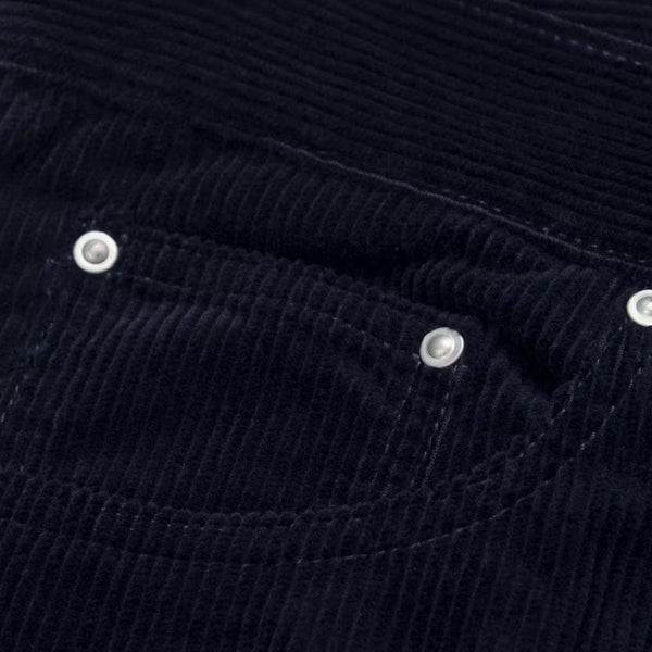 Carhartt Newel Pant 'Coventry' Corduroy - Dark Navy, rinsed