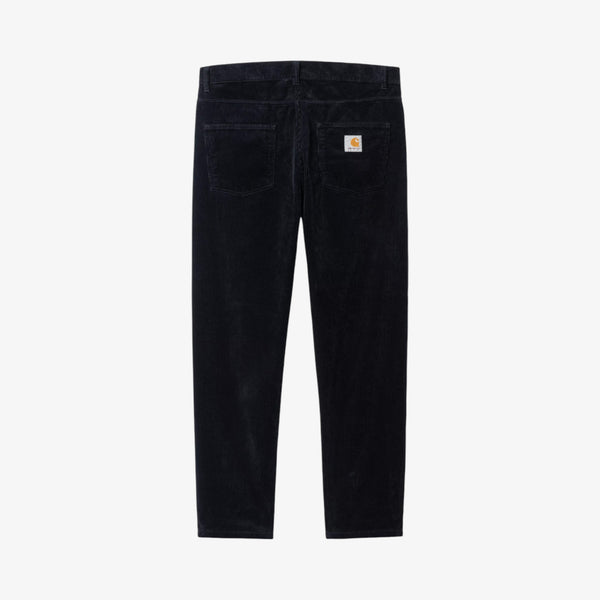 Carhartt Newel Pant 'Coventry' Corduroy - Dark Navy, rinsed
