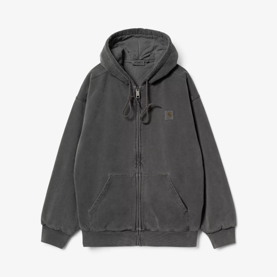 Carhartt Hooded Vista Jacket - Black, Garment Dyed
