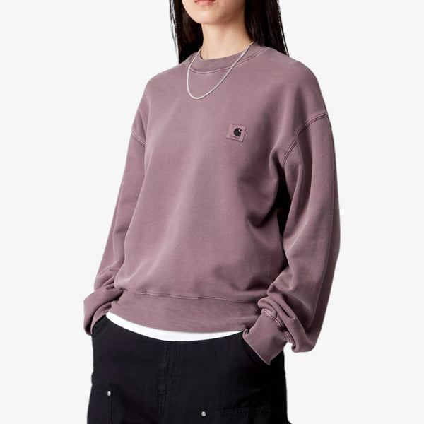 Carhartt Women's  Nelson Sweatshirt - Phlox, garment dyed