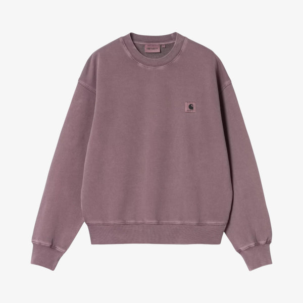 Carhartt Women's  Nelson Sweatshirt - Phlox, garment dyed