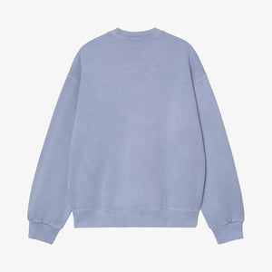 Carhartt Nelson Sweatshirt - Gentle Blue : Garment Dyed