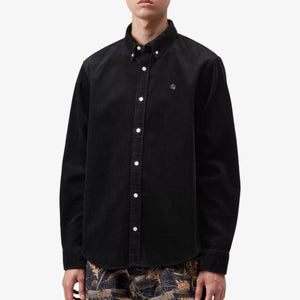 Carhartt Long Sleeve Maddison Cord Shirt - Soot