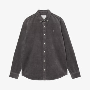 Carhartt Long Sleeve Maddison Cord Shirt - Graphite