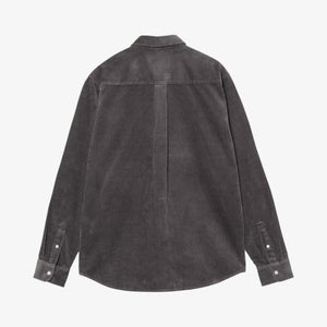 Carhartt Long Sleeve Maddison Cord Shirt - Graphite