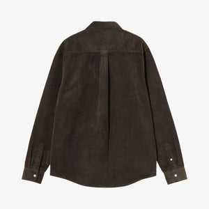 Carhartt Long Sleeve Maddison Cord Shirt - Tobacco
