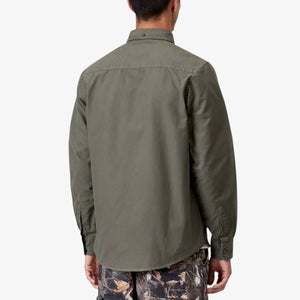 Carhartt Long Sleeve Bolton Shirt - Shungite, Garment dyed