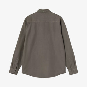 Carhartt Long Sleeve Bolton Shirt - Shungite, Garment dyed
