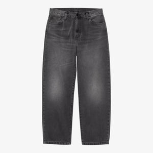 Carhartt Landon Pant 'Robertson' Black : Worn Bleached