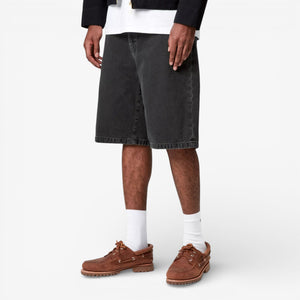 Carhartt Landon Short - Black, Stone Washed