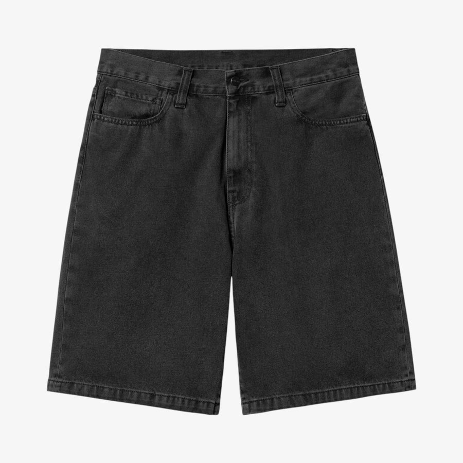 Carhartt Landon Short - Black, Stone Washed