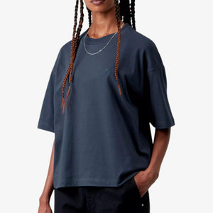 Carhartt Women's Chester T-Shirt Organic Cotton Single Jersey - Blue