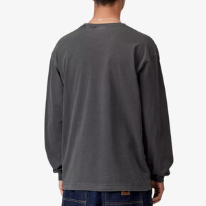 Carhartt long Sleeve Vista T-Shirt - Black Garment Dyed