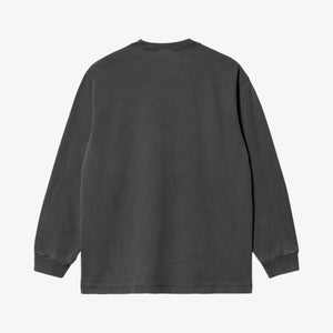 Carhartt long Sleeve Vista T-Shirt - Black Garment Dyed