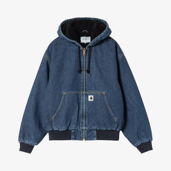 Carhartt Women's OG Active Winter Jacket - Denim Blue, stone washed