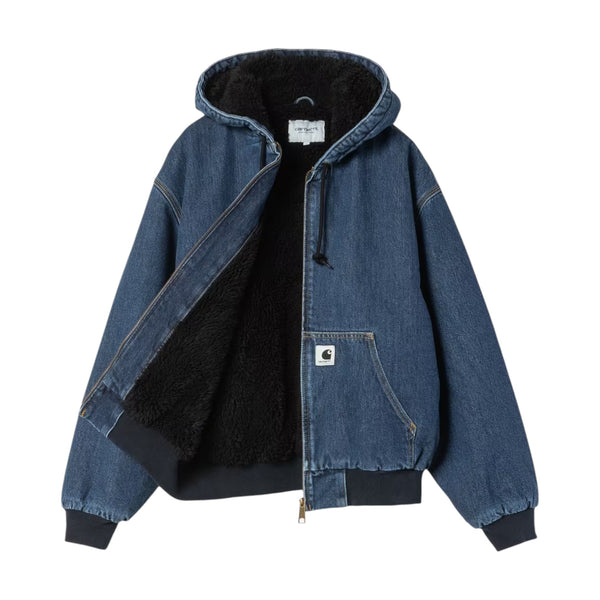 Carhartt Women's OG Active Winter Jacket - Denim Blue, stone washed